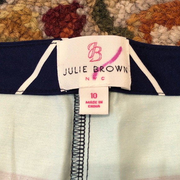 Julie Brown NYC Navy Blue Sailor Shorts Size 10 - Picture 7 of 8